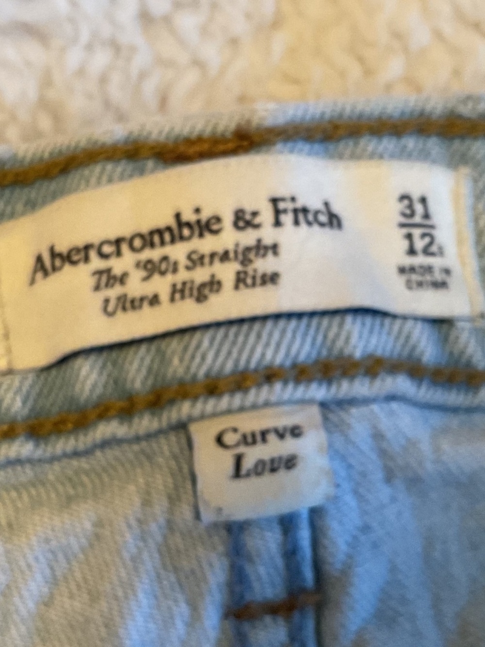 Abercrombie and Finch women’s jeans